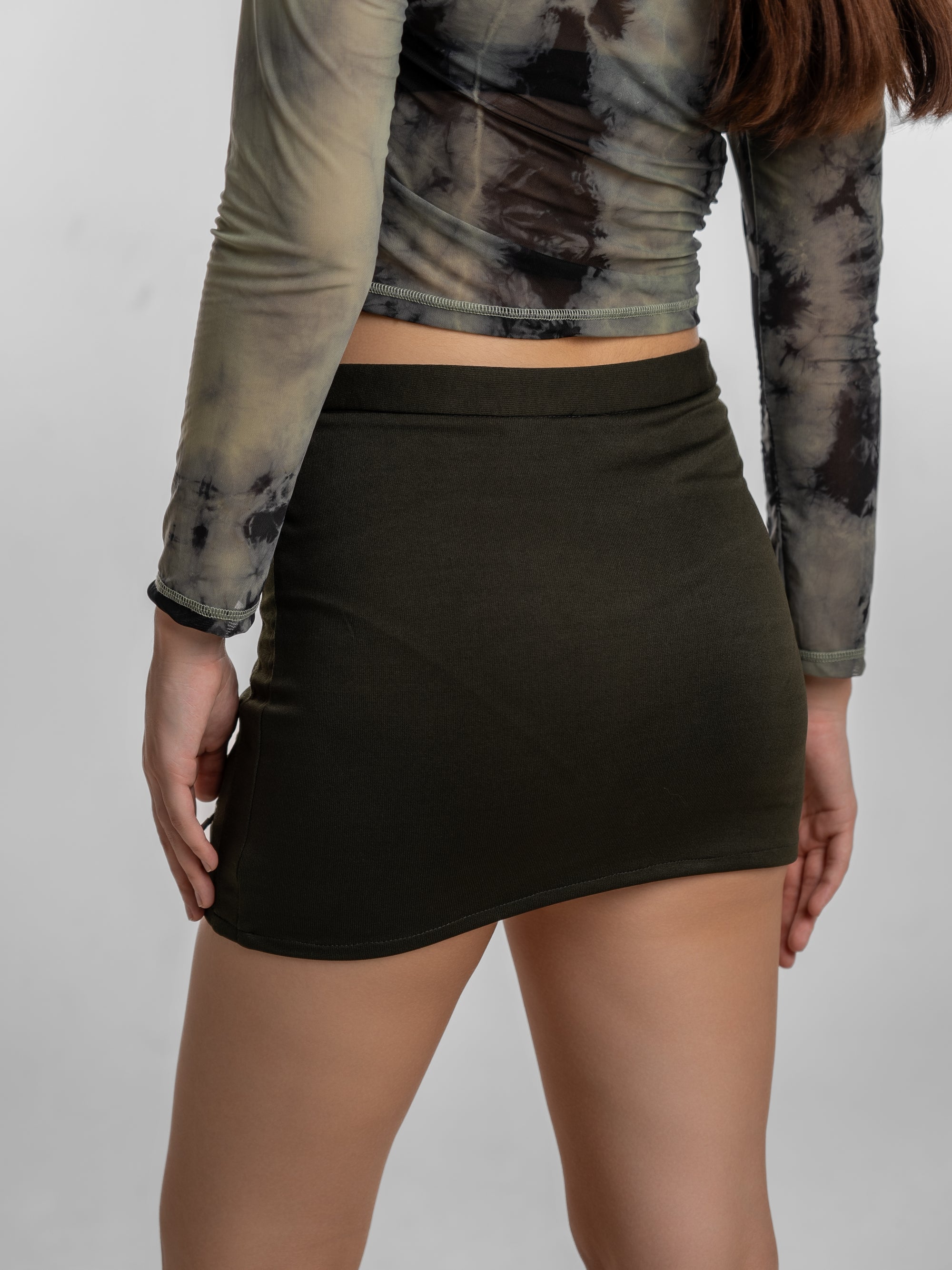 Pencil Skirt - Pixel Green