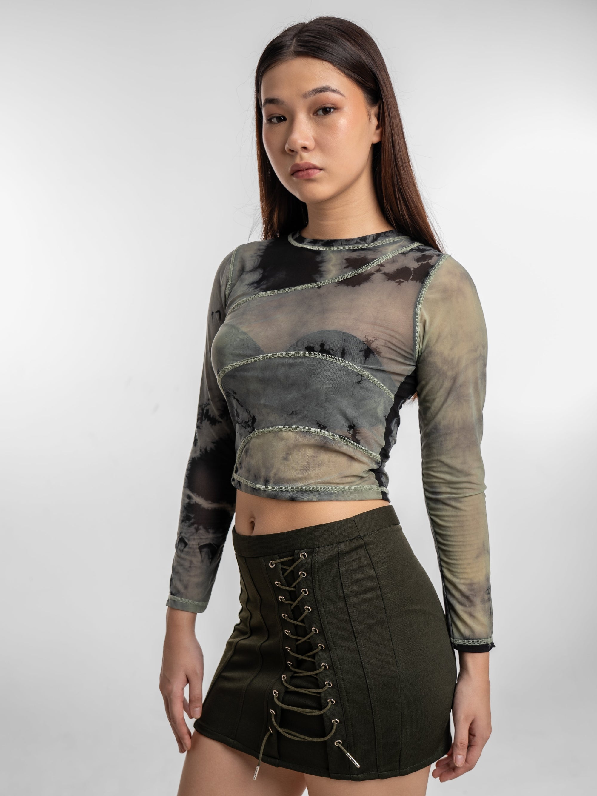Faded Top - Cloud Green Top Artifice Clothing