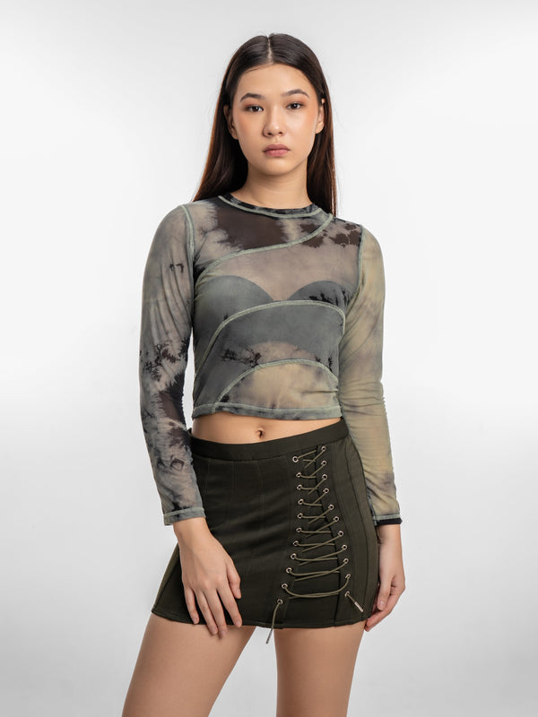 Faded Top - Cloud Green Top Artifice Clothing